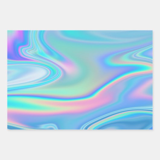 Colorful holographic Wrapping Paper (Voorkant 2)