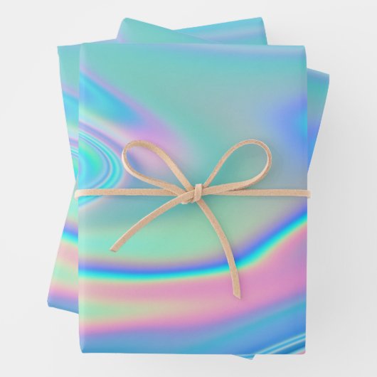 Colorful holographic Wrapping Paper (In situ)