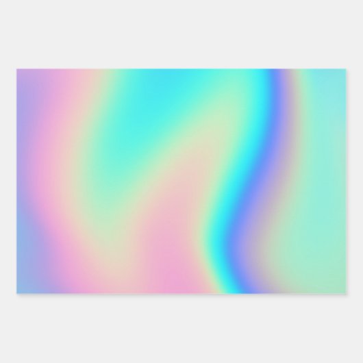 Colorful Holographic Wrapping Paper 2 (Voorkant 3)