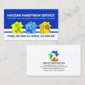 Colorful Home Repareert Handyman Tools Visitekaartje (Voorkant / Achterkant)