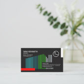 Colorful Home Structure Lines Engineer Visitekaartje (Staand voorkant)