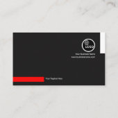 Colorful Home Structure Lines Engineer Visitekaartje (Achterkant)