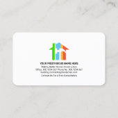 Colorful Homes Handyman Tools Contractor Visitekaartje (Achterkant)