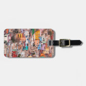 Colorful Homes on the Hill Bagagelabel (Voorkant horizontaal)