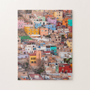 Colorful Homes on the Hill Legpuzzel