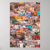 Colorful Homes on the Hill Poster (Voorkant)