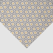 Colorful Honeycomb Apiary Business Tissuepapier (Detail)