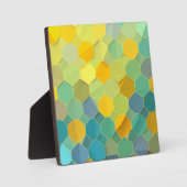 Colorful Honeycomb Geometric Pattern Fotoplaat (Voorkant)