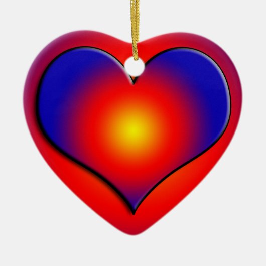 COLORFUL-HOORZITTEN KERAMISCH ORNAMENT (Voorkant)
