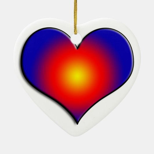 COLORFUL-HOORZITTEN KERAMISCH ORNAMENT (Achterkant)