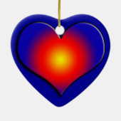 COLORFUL-HOORZITTEN KERAMISCH ORNAMENT (Achterkant)