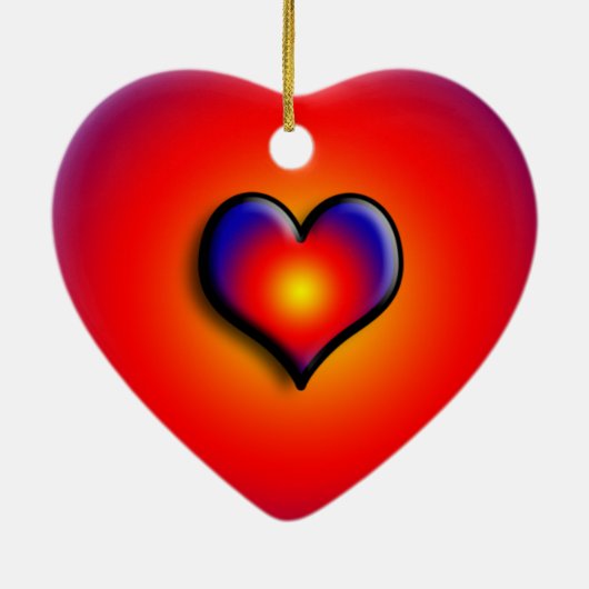 COLORFUL-HOORZITTEN KERAMISCH ORNAMENT (Achterkant)