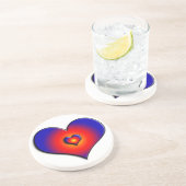 COLORFUL-HOORZITTEN ZANDSTEEN ONDERZETTER (Zijkant)