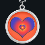 COLORFUL-HOORZITTEN ZILVER VERGULDEN KETTING<br><div class="desc">Kleurrijk en levendig hart</div>