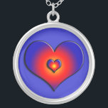 COLORFUL-HOORZITTEN ZILVER VERGULDEN KETTING<br><div class="desc">Kleurrijk en levendig hart</div>