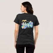 Colorful Hope Graffiti - Y2K Sparkle Aesthetic Tri-Blend Shirt (Achterkant volledig)