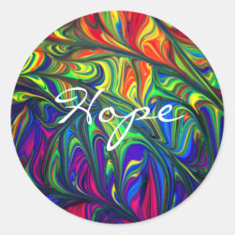 Colorful Hope Ronde Sticker