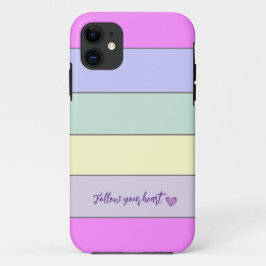 Colorful Horizontal Stripes iPhone Case