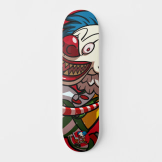 Colorful Horror Cartoon Chainzaag Killer Clown Persoonlijk Skateboard