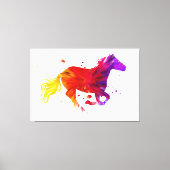 Colorful Horse Canvas Afdruk (Voorkant)