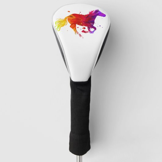 Colorful Horse Golfheadcover (Voorkant)
