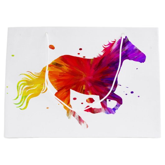 Colorful Horse Groot Cadeauzakje (Voorkant)