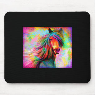 Colorful Horse Horseback Riding Horse Lovers Flow Muismat