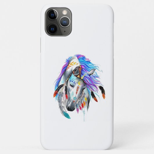 Colorful horse iPhone case (Achterkant)