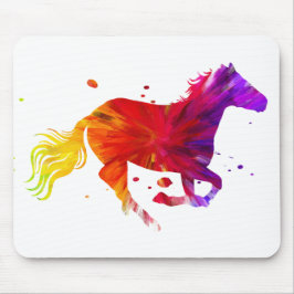 Colorful Horse Muismat