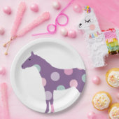 Colorful Horse Pattern Papieren Bordje (Feest)