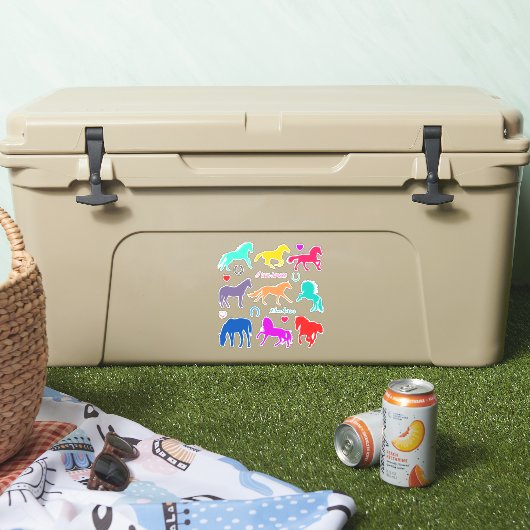 Colorful Horse Sticker (Koeler)