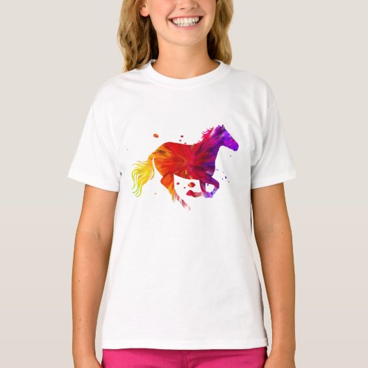 Colorful Horse T-shirt (Voorkant)