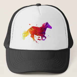 Colorful Horse Trucker Pet