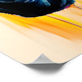 Colorful Horses Vibrant Art Poster (Hoek)