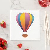 Colorful Hot Air ballon Napkins Servet