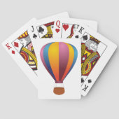 Colorful Hot Air-ballon Pokerkaarten (Achterkant)