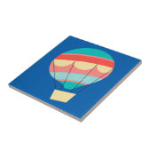 Colorful Hot Air-ballon Tegeltje (Zijkant)
