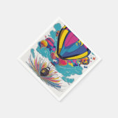 Colorful Hot Air-ballonnen Servet (Hoek)