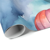 Colorful Hot Air-ballonpatroon Cadeaupapier (Rol Hoek)