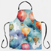 Colorful Hot Air-ballonpatroon Schort (Voorkant)