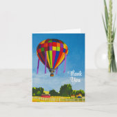 Colorful Hot Air Balloon Bedankkaart (Voorkant)