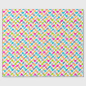 Colorful Houndstooth Seamless Patroon 3 Cadeaupapier (Vlak)