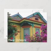 Colorful House in New Orleans Briefkaart (Voorkant / Achterkant)