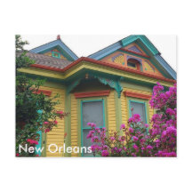 Colorful House in New Orleans Briefkaart