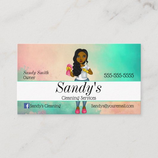 Colorful Housekeeping Visitekaartje (Voorkant)