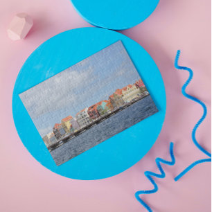 Colorful Houses of Willemstad, Curacao Legpuzzel