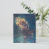 Colorful Hubble Space Telescope Carina Nebula Briefkaart (Staand voorkant)