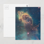 Colorful Hubble Space Telescope Carina Nebula Briefkaart (Voorkant / Achterkant)