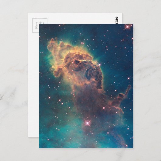 Colorful Hubble Space Telescope Carina Nebula Briefkaart (Voorkant / Achterkant)