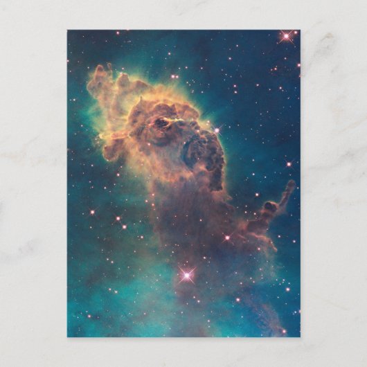 Colorful Hubble Space Telescope Carina Nebula Briefkaart (Voorkant)